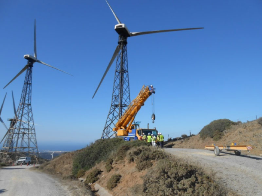 Dirección de Obra Parque Eólico El Cabrito: Repotenciación y Desmantelamiento